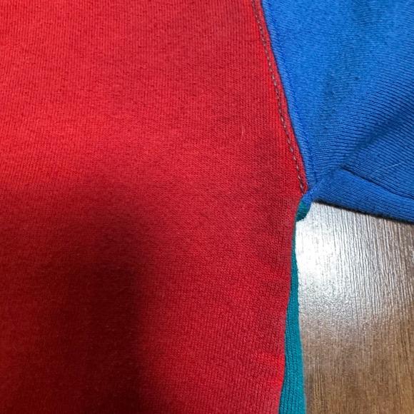 Vintage Izod Lacoste Colorblock Crewneck Sweatshirt 80s/90s Size Medium - Picture 8 of 8